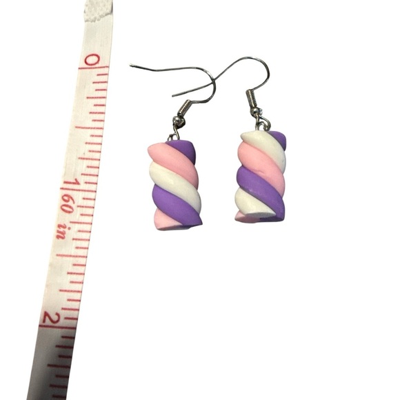 3/$20 Colorful Candy Swirl Earrings - Picture 2 of 7